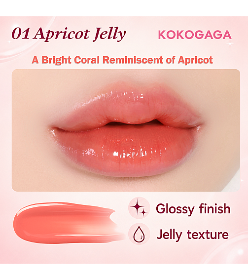 KOKOGAGA - Nyang jelly Glow Tint 01 Apricot jelly
