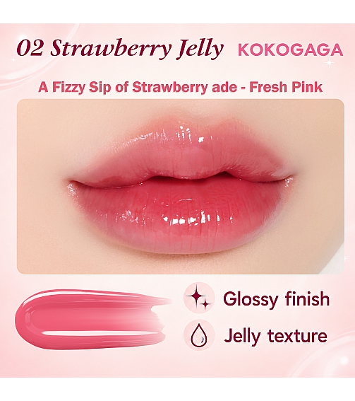 KOKOGAGA - Nyang jelly Glow Tint 02 Strawberry jelly