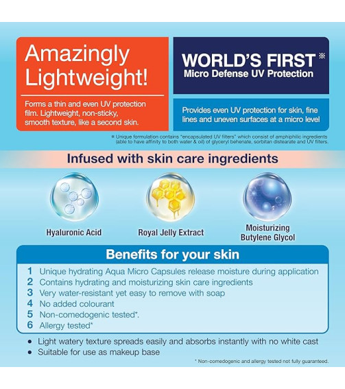 BIORE UV Aqua Rich Watery Essence  Sunscreen SPF 50+ PA++++ (50g)	