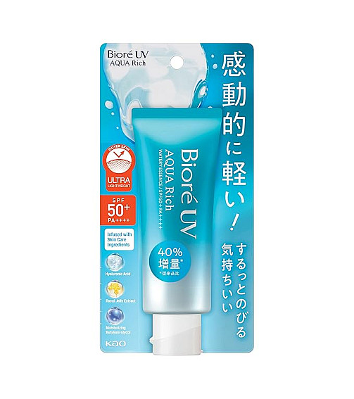 BIORE UV Aqua Rich Watery Essence  Sunscreen SPF 50+ PA++++ (50g)	