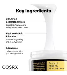 Cosrx Advanced Snail 92 All In One Cream (100ml)
