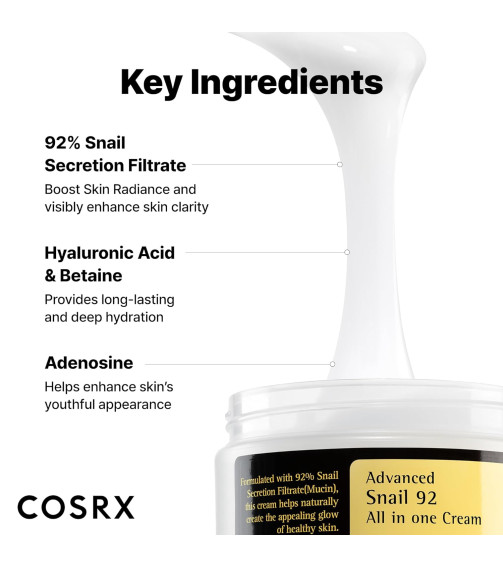 Cosrx Advanced Snail 92 All In One Cream (100ml)