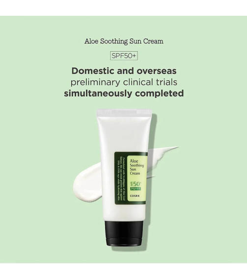 Cosrx Aloe Soothing Sun Cream SPF 50+ Pa+++ (50ml)