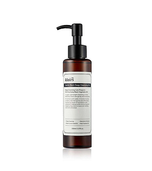 Dear, Klairs Gentle Black Deep Cleansing Oil (150ml)