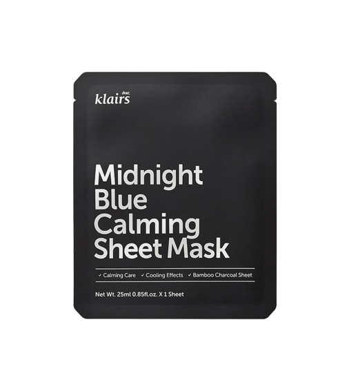 Dear, Klairs Midnight Blue Calming Sheet Mask (25ml)