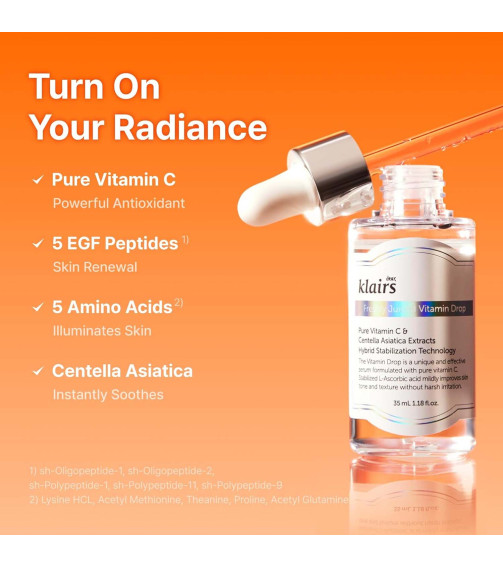 Dear, Klairs Freshly Juiced Vitamin Drop (35ml)