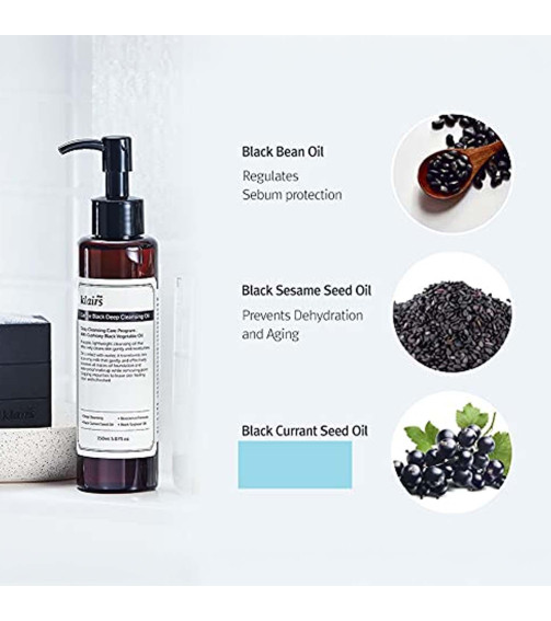 Dear, Klairs Gentle Black Deep Cleansing Oil (150ml)
