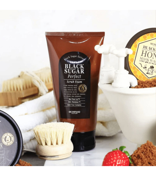 SKINFOOD BLACK SUGAR PERFECT SCRUB Foam
