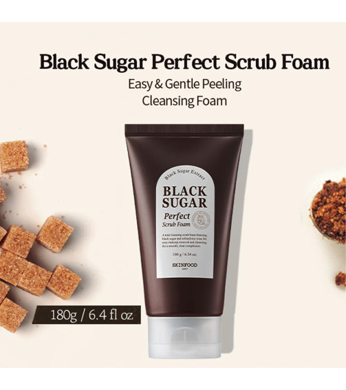 SKINFOOD BLACK SUGAR PERFECT SCRUB Foam