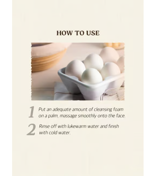 SKINFOOD EGG WHITE PERFECT PORE CLEANSING FOAM