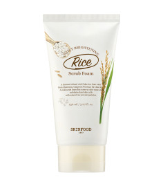 SKINFOOD RICE DAILY BRIGHTENING SCRUB FOAM