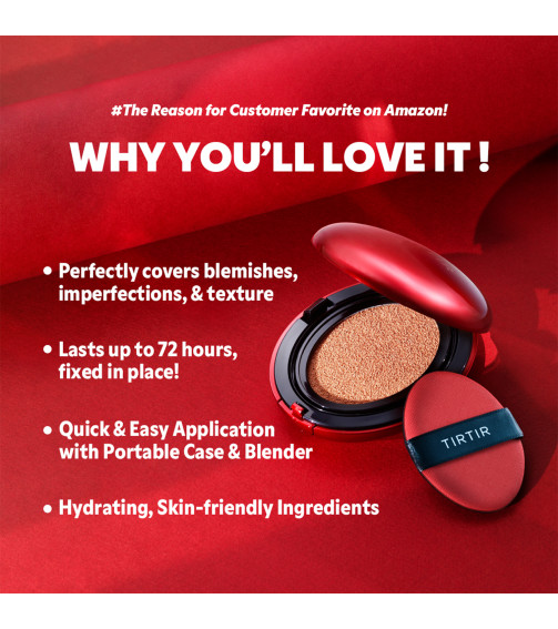 TIRTIR MASK FIT RED MINI CUSHION 24N LATTE 4.5g