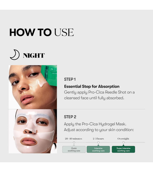 VT COSMETICS Pro Cica Reedle Shot 100 2-step Hydrogel Mask