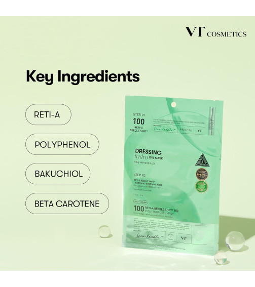 VT COSMETICS Reti-A Reedle Shot 100 2-step Hydrogel Mask