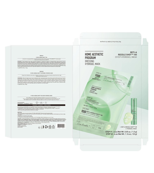 VT COSMETICS Reti-A Reedle Shot 100 2-step Hydrogel Mask
