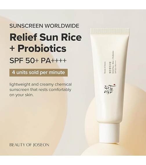 Beauty of Joseon Relief Sun: Rice + Probiotics [SPF50+ PA++++] (50ml)