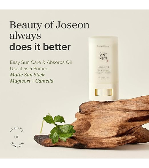Beauty of Joseon Matte Sunstick Mugwort + Camelia [SPF50+ PA++++] (36g)